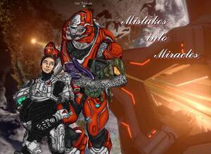 Halo 4 Female Elite Porn - I drew Vel 'Trokaik with his dream girl thanks to a little poem he wrote on  Sangheilious. Finished today too! Happy Birthday Halo 4! : r/halo