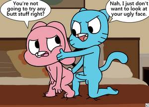 Amazing World Of Xxx - Gumball watterson and penny porn xxx - Anais watterson anthro balls bed  blue fur brother jpg