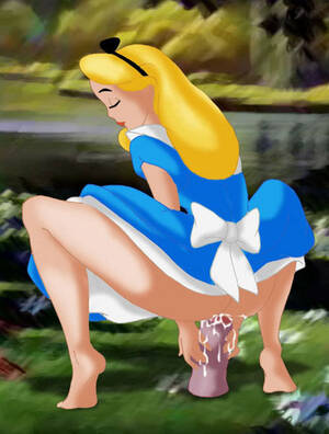 Disney Dildo Porn - Alice in Wonderland nude