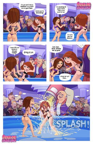 Kim Possible Bonnie Porn - Josh Comix- Cheer Fight- Kim Possible & Bonnie Oil Wrestling at Porn-Manga  .com | Page 7