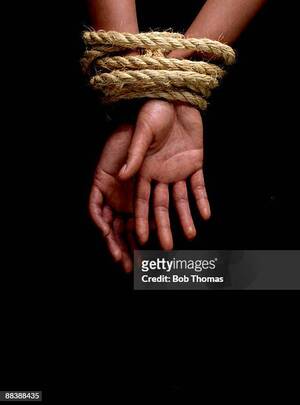 Hands Tied Forced Porn - 1,223 Women Tied Up With Rope Stock Photos, High-Res Pictures, and Images -  Getty Images