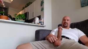 fat bald cock - Solo Jackoff: BALD GUY WITH HUGE COCK - ThisVid.com