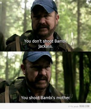 Bambi Mother Porn - You shoot Bambi's mother