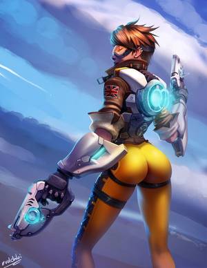 Len Oxton Porn - Swimsuit Tracer by Frenxir on DeviantArt