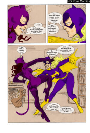 Catwoman Fucking Batgirl - Batgirl Fights Catwoman comic porn | HD Porn Comics