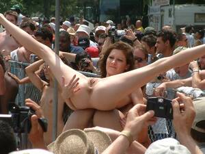 girl gets naked in public - Naked Girls in Public Porn - 72 porn photos