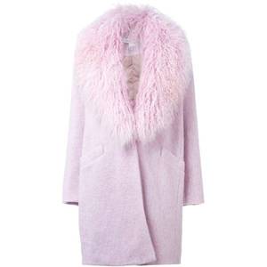 Dear Furry Office Porn - Elizabeth And James Fur Collar Coat ($1,419) â¤ liked on Polyvore featuring  outerwear,