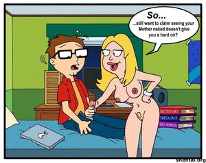 Naked American Dad Porn - Seeing Francine Smith naked will give anybody a hard onâ€¦ even Steve! â€“ American  Dad Porn