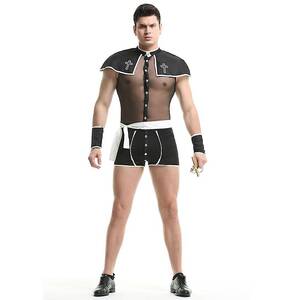 Male Costume Porn - Men Mesh See-through Porn Costume Sexy Role Play Sailor Lingerie Set Male  Gay Nightclub Rave Outfit Erotic Devil Cosplay Uniform | Fruugo NO