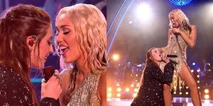 Celebrity Sex Miley Cyrus Nude - Miley Cyrus & Fletcher Kick Off 2023 With Sexy 'Midnight Sky' Duet