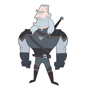 Fairly Oddparents Cartoon Porn Small - I drew Geralt if he was in the Fairly Odd Parents! : r/witcher