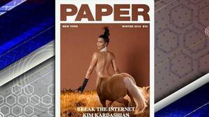 Kim Kardashian Butt Porn - Kim Kardashian's History With Showing Nudity in Magazines - ABC News