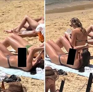asia nude beach porn - Personal trainer exposes men who secretly pictured her sunbathing topless  at beach - World News - Mirror Online