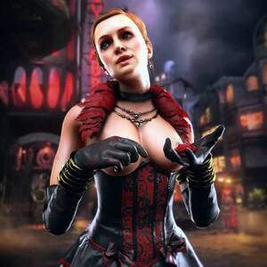 Femme Fatale Black Ops 3 Zombies Porn - Rule 34 - 1girls blood blue eyes breasts call of duty call of duty black  ops 3 call of duty zombies flickytuts gloves holding holding flower jessica  rose looking away necklace pinup