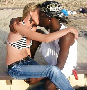 interracial couples in love - White women with black men launching their interracial mating