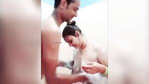 kinky indian couple - Desi Indian Couple sex in Bathroom for more video visit : pbntime.com