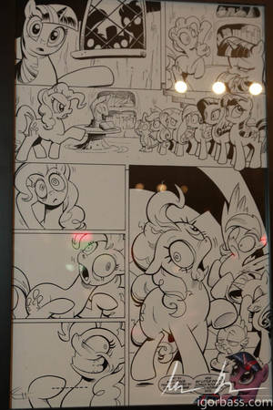 Evil Mlp Spike Porn Comic - One of the non-colored pages ...