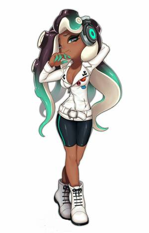 Anime Tentacle Squid Girl Porn - ... (splatoon) jacket long hair looking at viewer mole mole under mouth  multicolored hair octarian puchiman simple background splatoon splatoon 2  tentacle ...