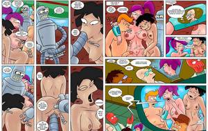 Futurama Porn - Futurama xxx Planet Sexpress Comic Porno
