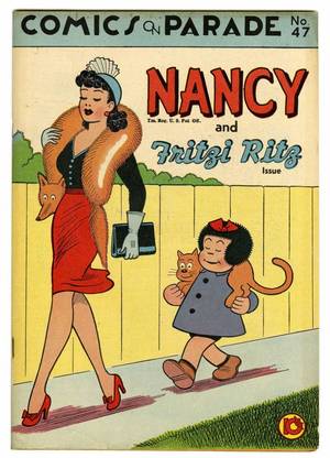Nancy And Sluggo Porn - Comics On Parade #47 Nancy and Fritzi Ritz - Davis Crippen (United Features  Syndicate