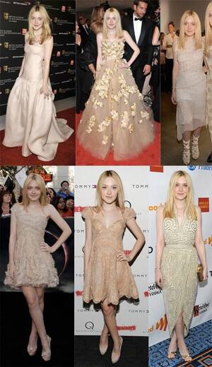 Dakota Fanning Porn - Dakota Fanning's Love Letter To The Nude Dress | Glamour