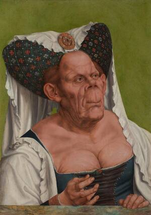 Hd Ugly Girl Porn - Quinten Massys | An Old Woman ('The Ugly Duchess') | NG5769 | National  Gallery, London