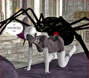 3d Huge Insect - 3d monster toon with sluty black elven and big insect | 3dwerewolfporn.com