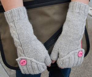 Knit Glove Porn - Fingerless glove knitting pattern