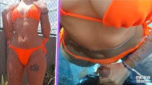 Malina Sex On The Pool - AT THE HOTEL POOL, I PLAYED WITH MY ASS AND MADE HIM CUM ON ME - Melina  Bloom - Pornhub.com