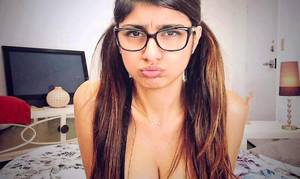 Glasses Mia Khalifa Anal - Mia Khalifa Breaks Boundaries and Defies Expectation with a Career in Porn