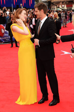 Andrew Garfield Emma Stone Porn - Andrew Garfield, Emma Stone Celebrate 'The Amazing Spider-Man 2' Premiere  in London