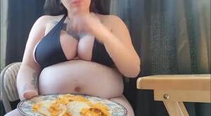 big fat pregnant chicks - Fat belly: Pregnant belly stuffing - video 3 - ThisVid.com