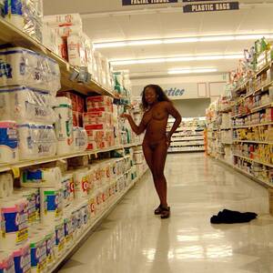 ebony nude shopping - Shopping Nude | MOTHERLESS.COM â„¢