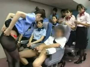 Asian Stewardess Porn - Asian Stewardess Banging The Captain