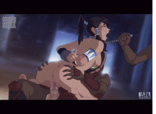 Legend Of Korra Sexy Nude Gifs - And in this sequence Korra is nothing more than bonded plaything on a leash  â€“ Korra Hentai