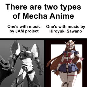 Mecha Anime Porn - Two types of Mecha anime : r/Gundam