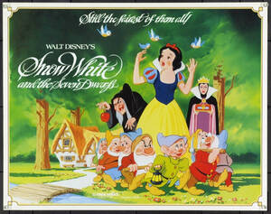 disney snow white and the seven dwarfs porn - Original Snow White And The Seven Dwarfs (1937) movie poster in VF+  condition for $115.00