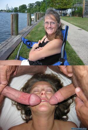 actual pics of gangbang - Real wives before and after the gangbang ...