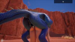3d Reptile - Wild Life Blue lizard scaly porn (Jenny and Corbac) - Free Porn Videos -  YouPorn