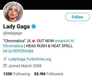 Lady Gaga Sexuality - Lady Gaga's Twitter Bio Links to NSFW Porn Game