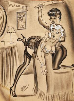 Bill Ward Porn Fiction - Stilettos and spankings: The impossibly buxom blondes of erotic illustrator Bill  Ward | Dangerous Minds
