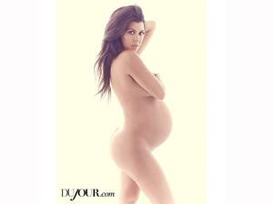 kim kardashian pregnant naked - Kourtney Kardashian reveals 9-month baby bump in nude pictures | MadeForMums