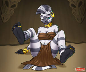 Mlp Zecora Feet Porn - 1271621 - suggestive, artist:wwredgrave, zecora, zebra, anthro, plantigrade  anthro, g4, bandeau, barefoot, breasts, feet, female, fetish, foot fetish,  loincloth, looking at you, mare, mask, one eye closed, sitting, soles,  solo, solo female,