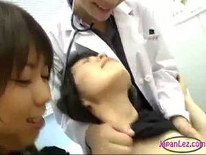 Doctor Fingering Porn Gif - Asian Girl Kissing Getting Her Face Licked Hairy Pussy Fingered By Doctor  And 2 Nurses On