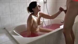 mom having bath - Mom taking a bath - Porn300.com