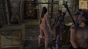 eso big tits - I had the funniest glitch last night... I present, the TESO Nudists! :  r/elderscrollsonline