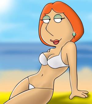 Family Guy Porn Lois Latex Suit - Smokin picture of Lois Griffin from Family Guy on beach in bikini. Photo of  real life Lois Griffin from Family Guy lookalike. Lois Griffin o.