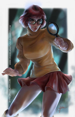 Animated Famousstars - Are you fan of Scooby Doo Cartoon? I did this FanArt piece of Velma on my  style to celebrate this show!
