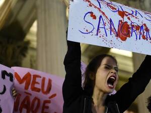 her first gang sex - Video: After gang rape video goes viral, outraged Brazilians protest  culture of violence