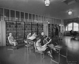 Homemade Xxx Minnesota Rochester - Women reading in library, Rochester State Hospital,